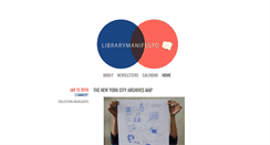 Desktop Screenshot of librarymanifesto.com